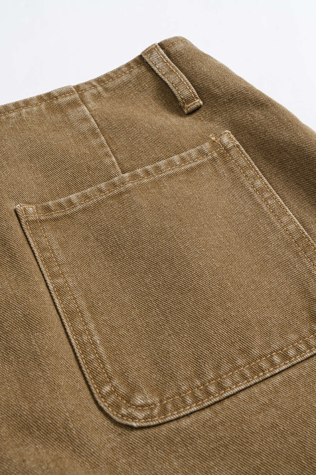 Denim Washed Pocket Shorts - Image 4