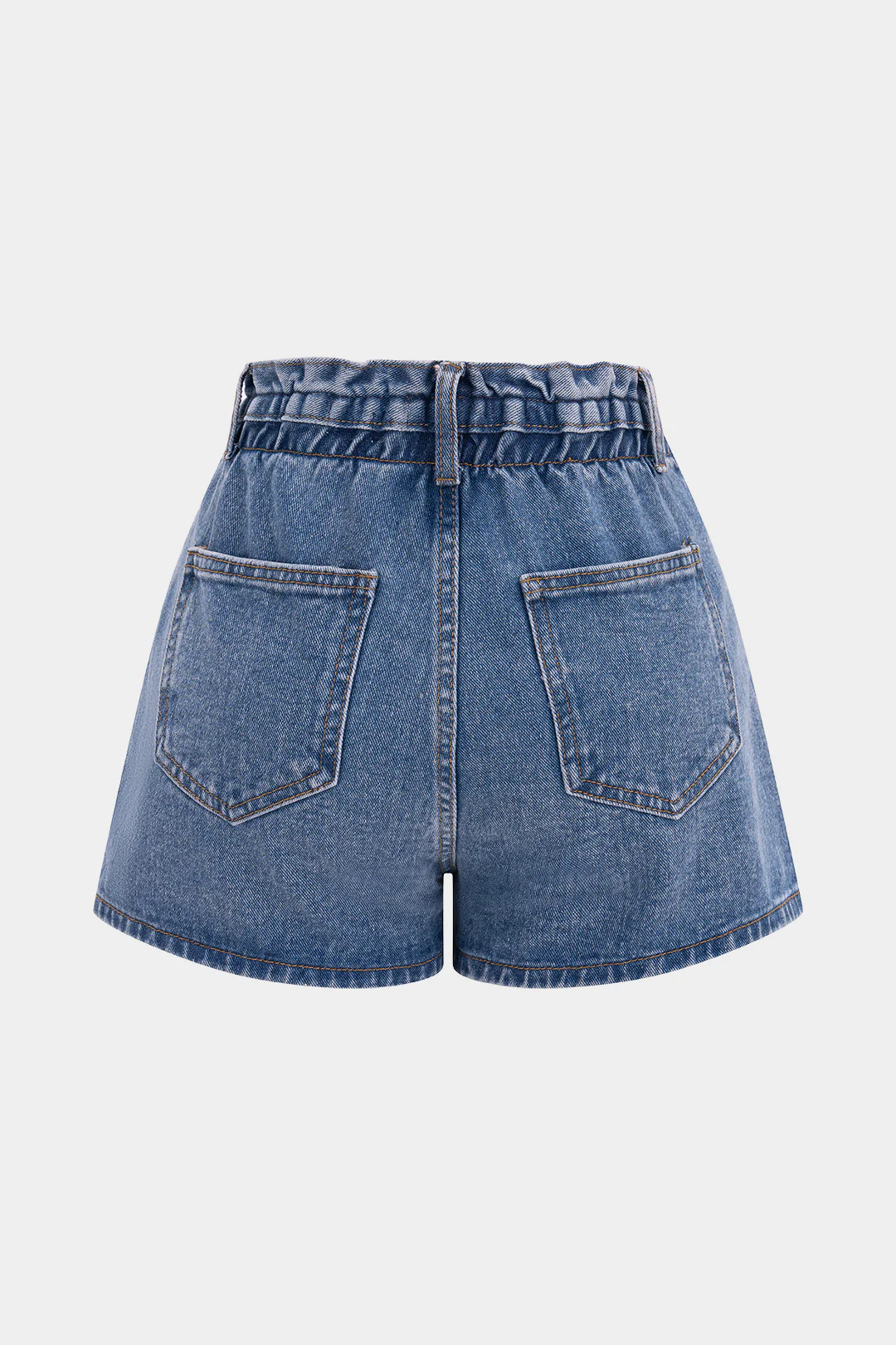 Denim Button Shorts - Image 2