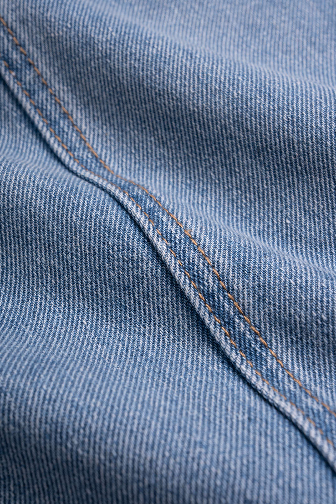 Denim Lapel Button Vest - Image 4