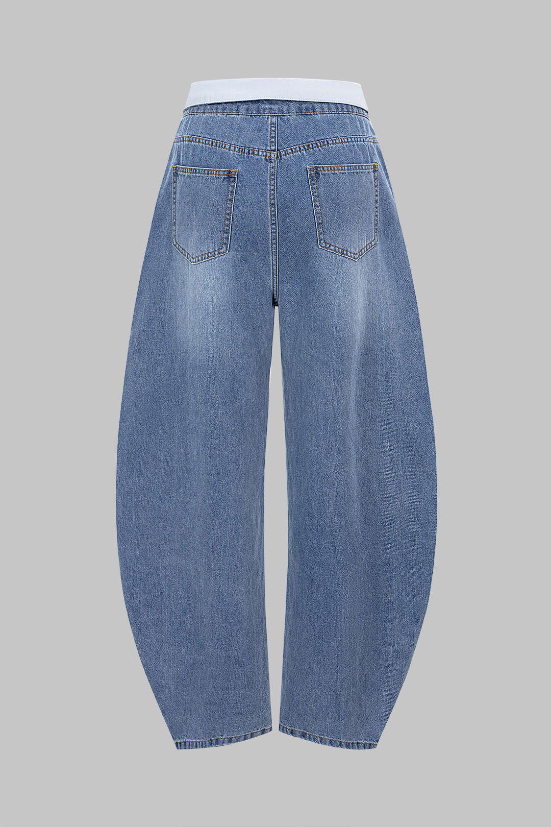 Denim Pocket Barrel Jeans - Image 2