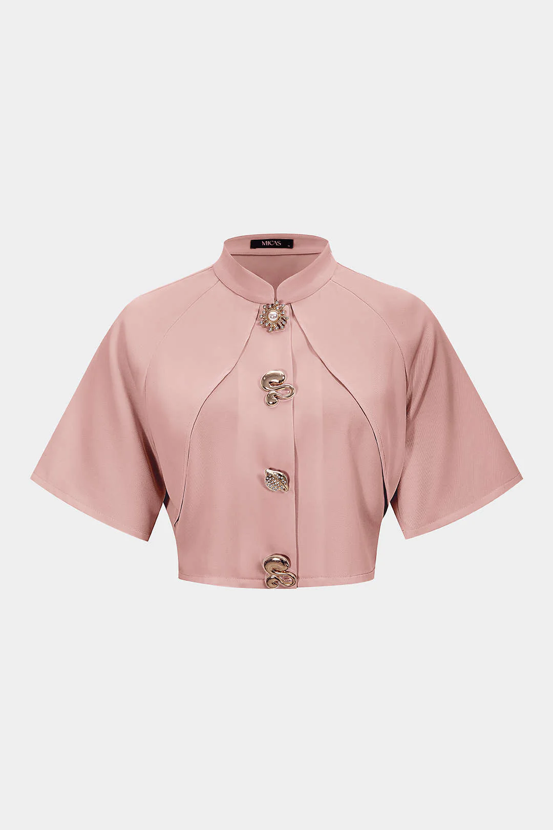 Metallic Textured Slim Blazer - Image 13