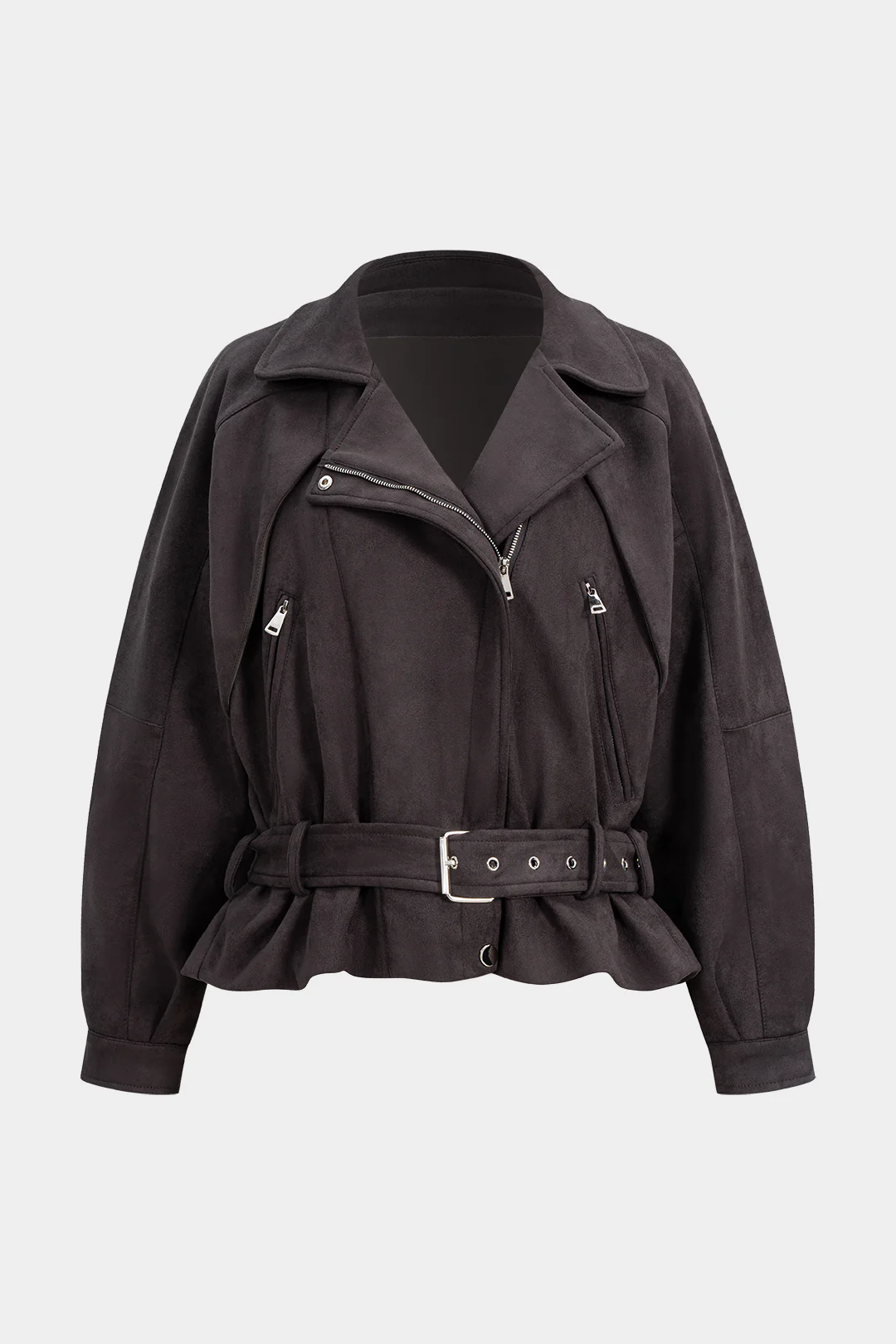 Suede Belted Jacket