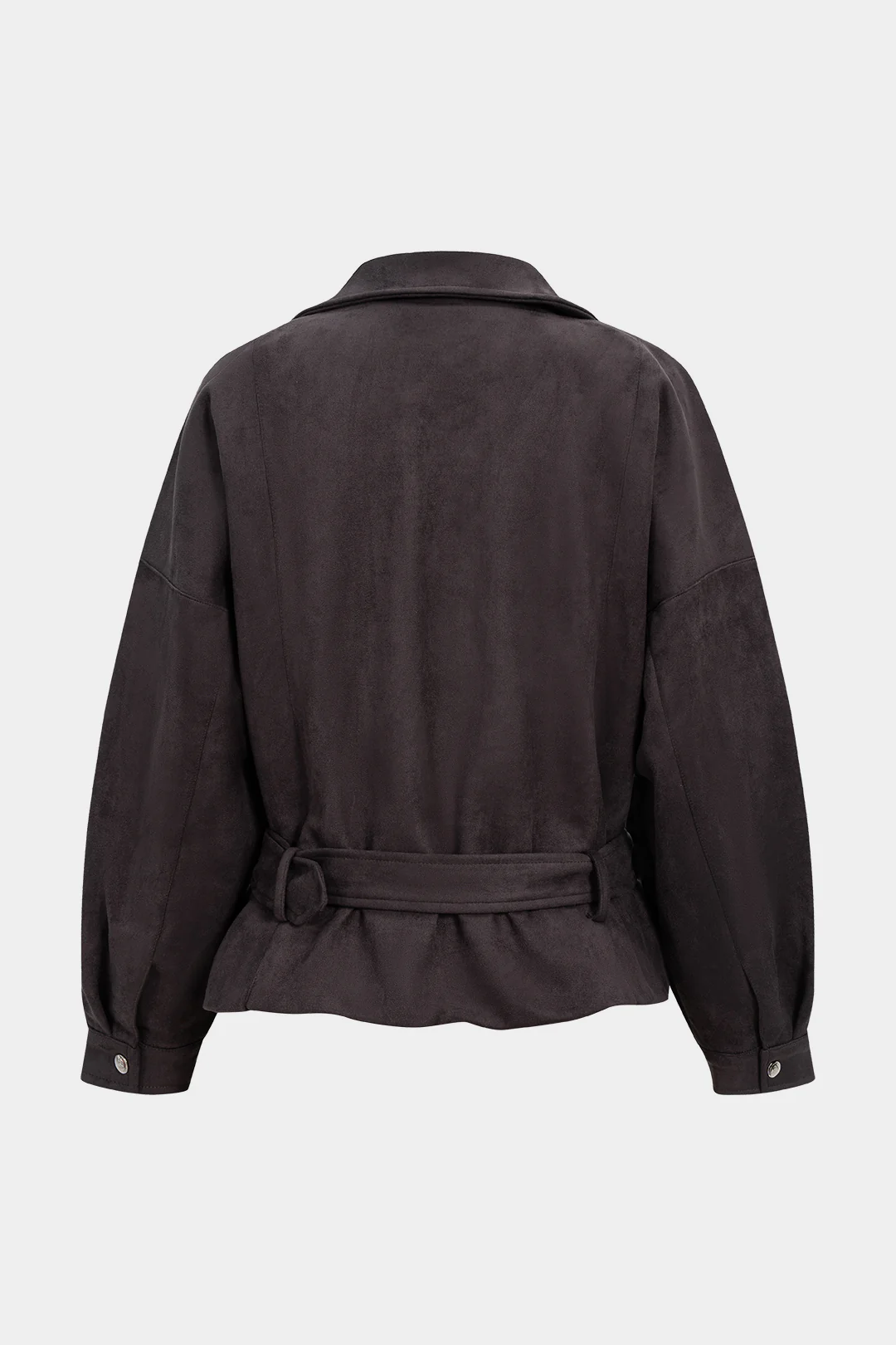 Suede Belted Jacket - Image 2
