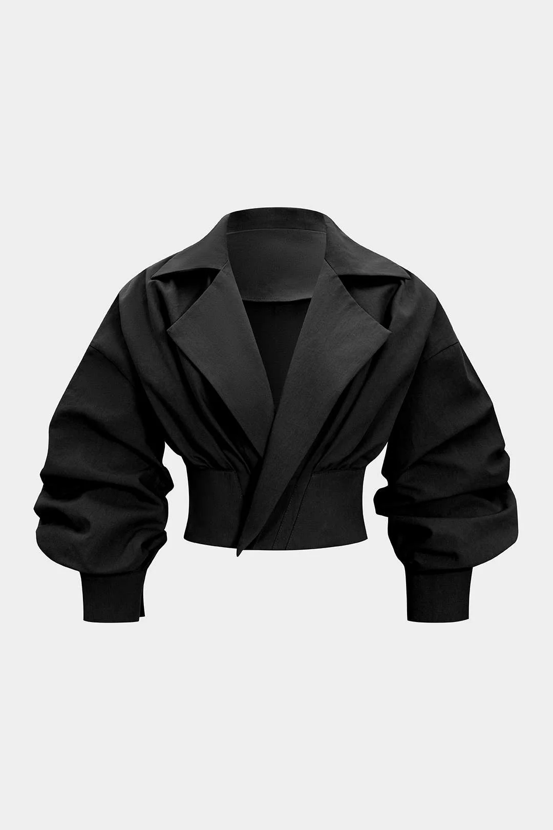 Ruched V-Neck Jacket - Image 10