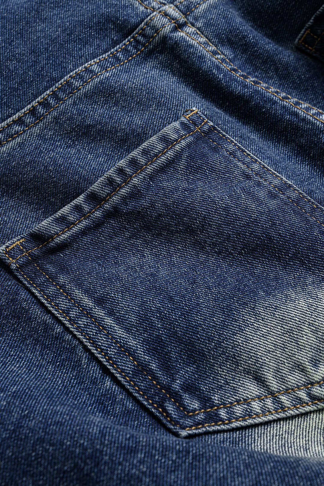 Denim Faux Fur Patchwork Cropped Outerwear - Image 4