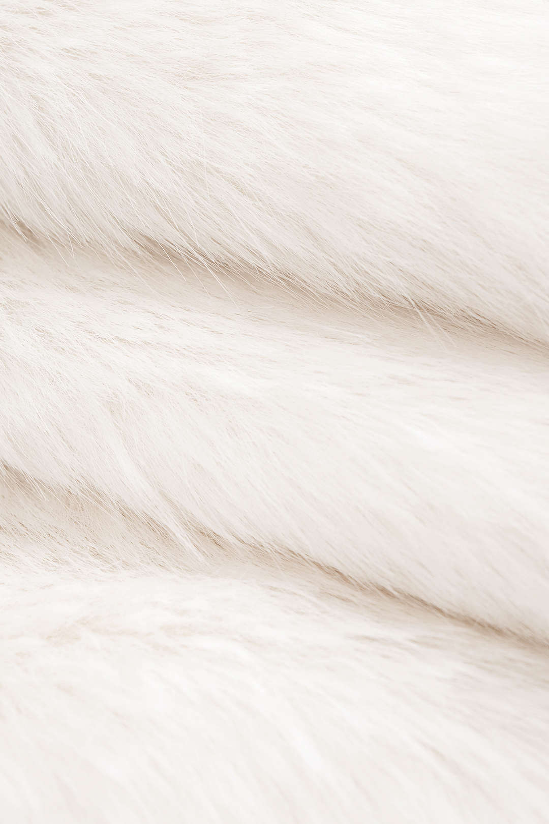 Faux Fur Round Neck Cropped Coat - Image 4