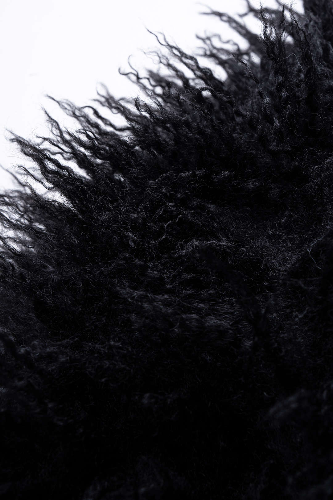 Basic Lamb Wool Collar Drawstring Belt Buckle -Padded Puffer - Image 3