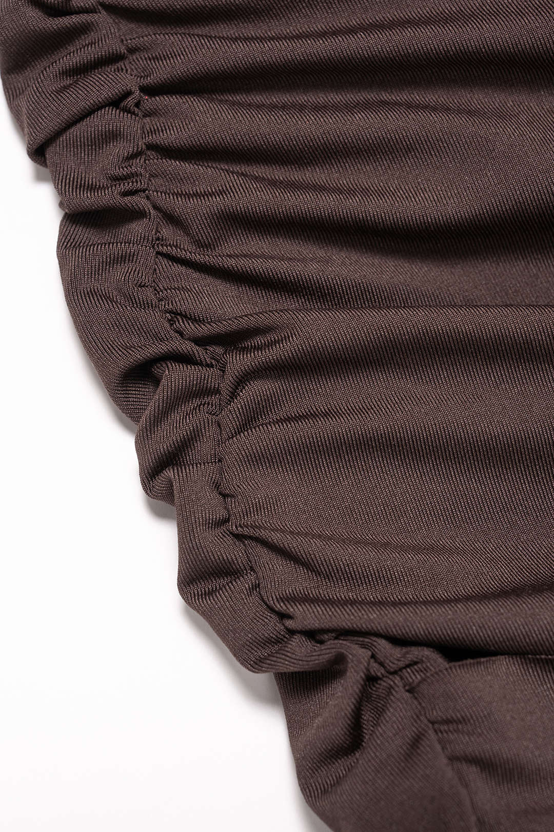Halter Tie Back Sleeveless Top And Asymmetrical Ruched Skirt Set - Image 4