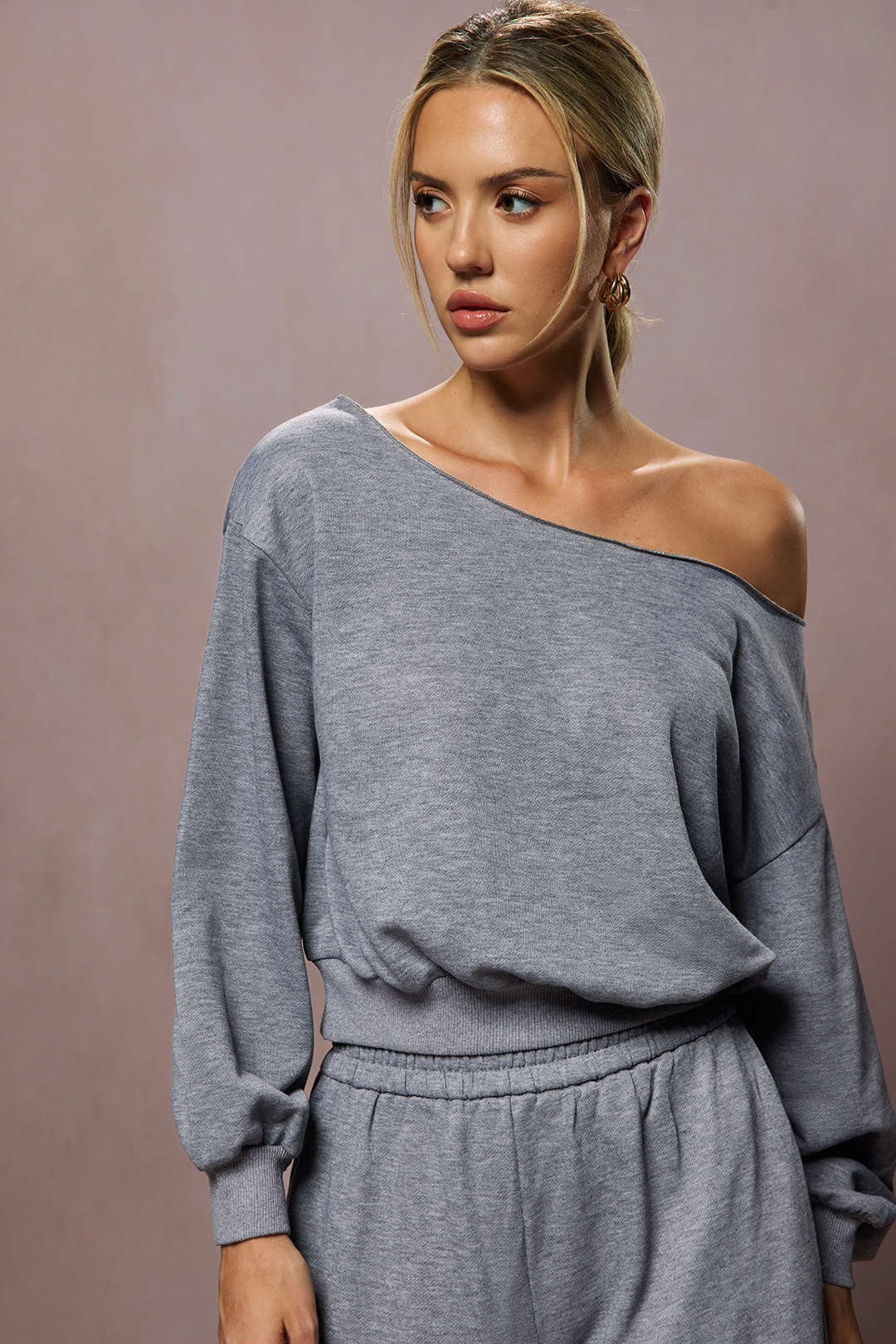 Asymmetric Top And Pants Set - Image 10