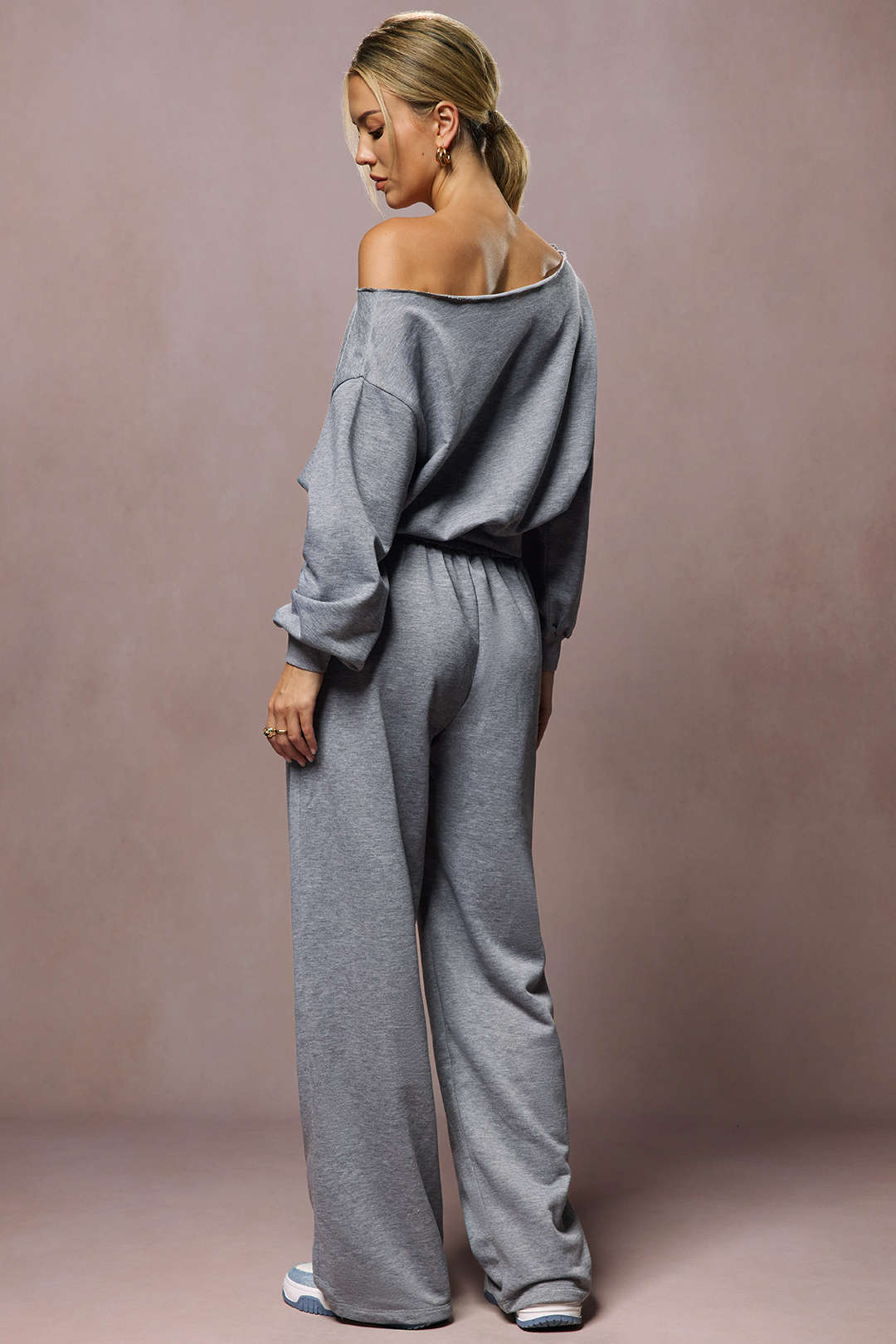 Asymmetric Top And Pants Set - Image 9