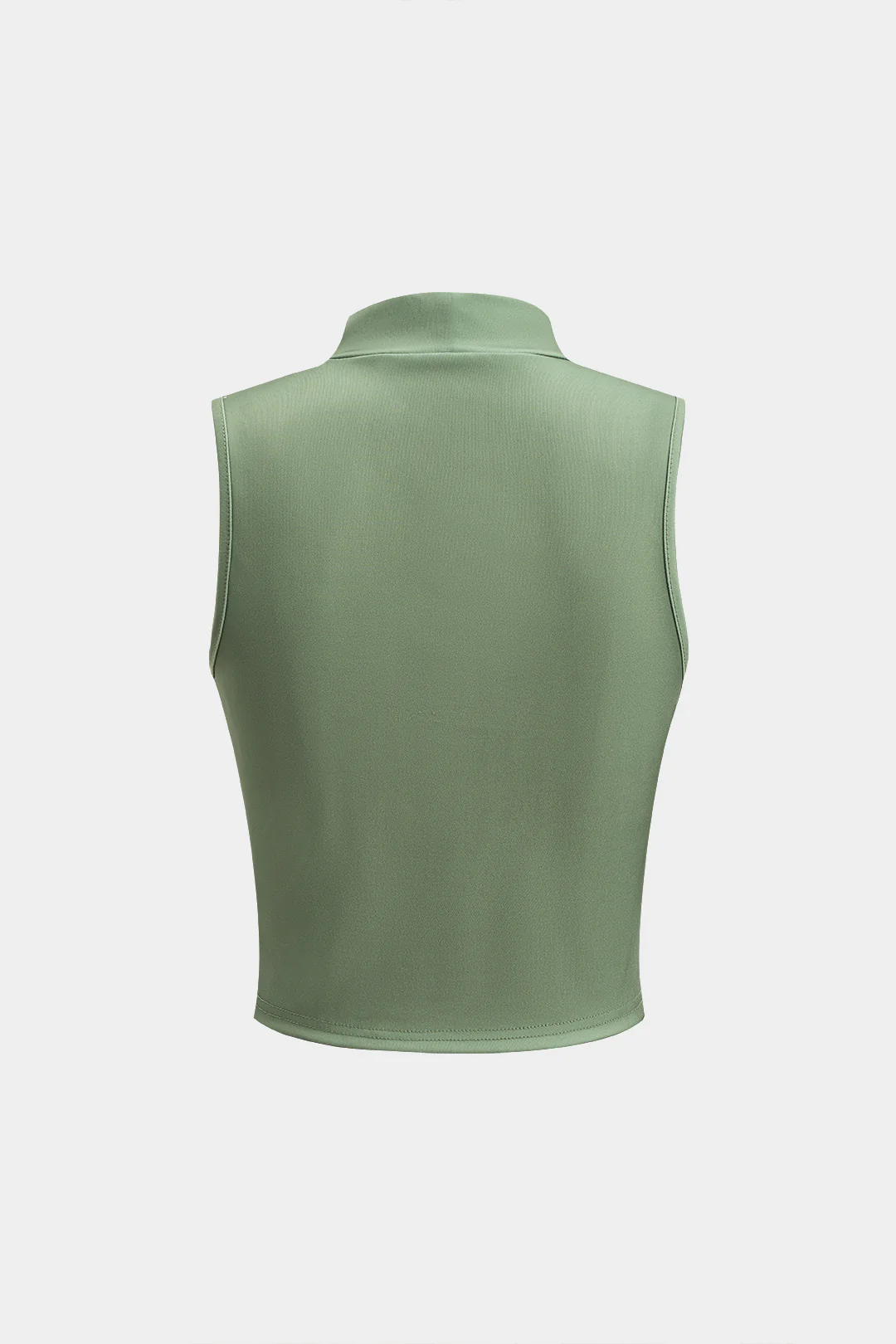 Sleeveless Tank Top And Geometric Pattern Trousers Set - Image 3