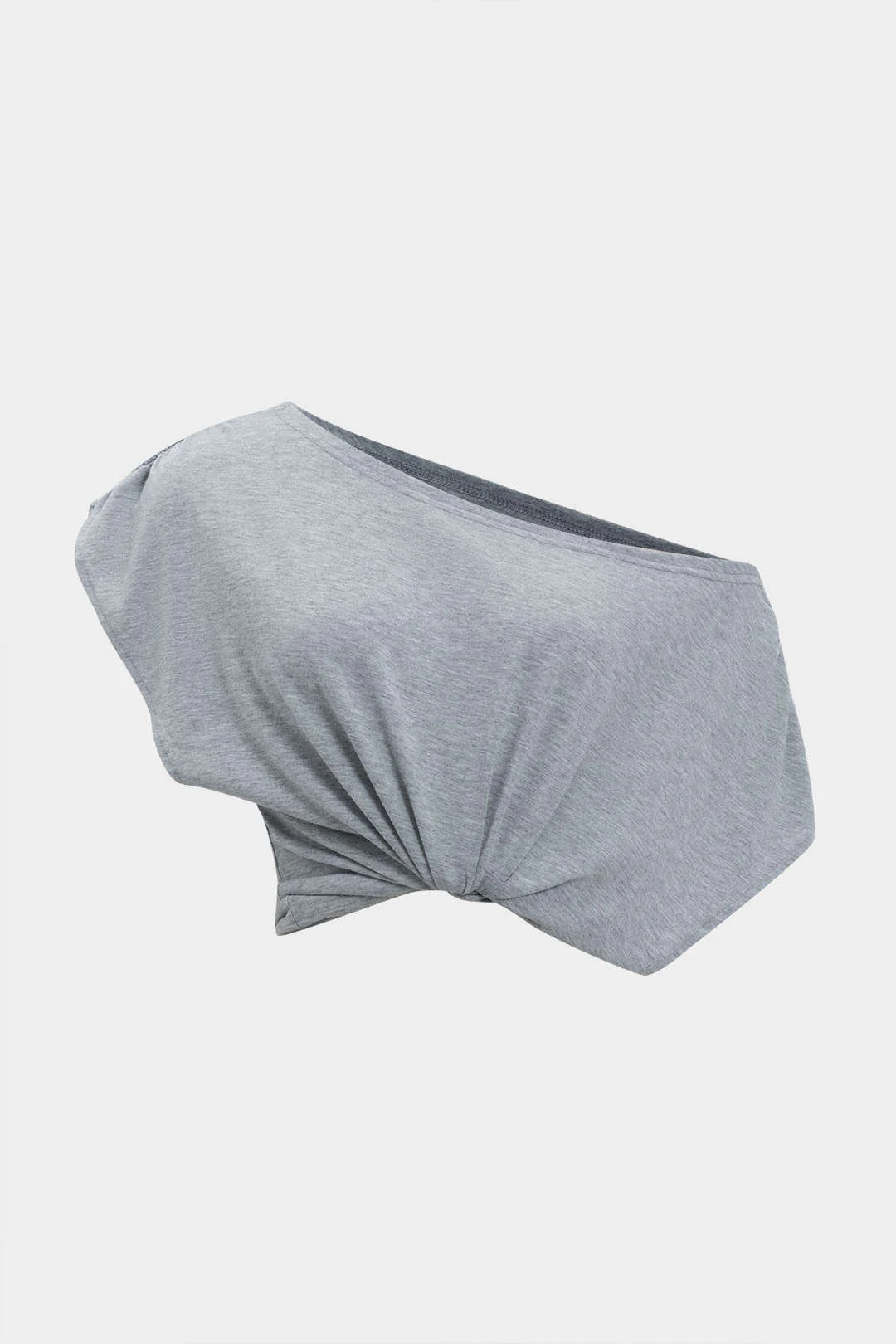 Asymmetrical  Top And Barrel Pants Set - Image 2