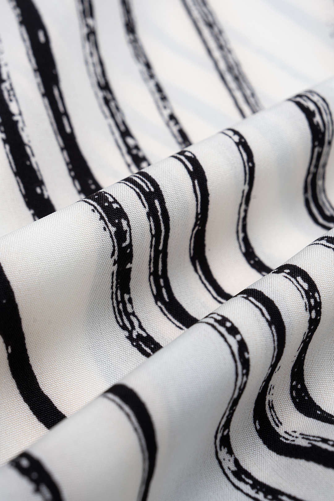 Contrast Stripes Print Button Shirt And Wide Leg Pants Set - Image 3
