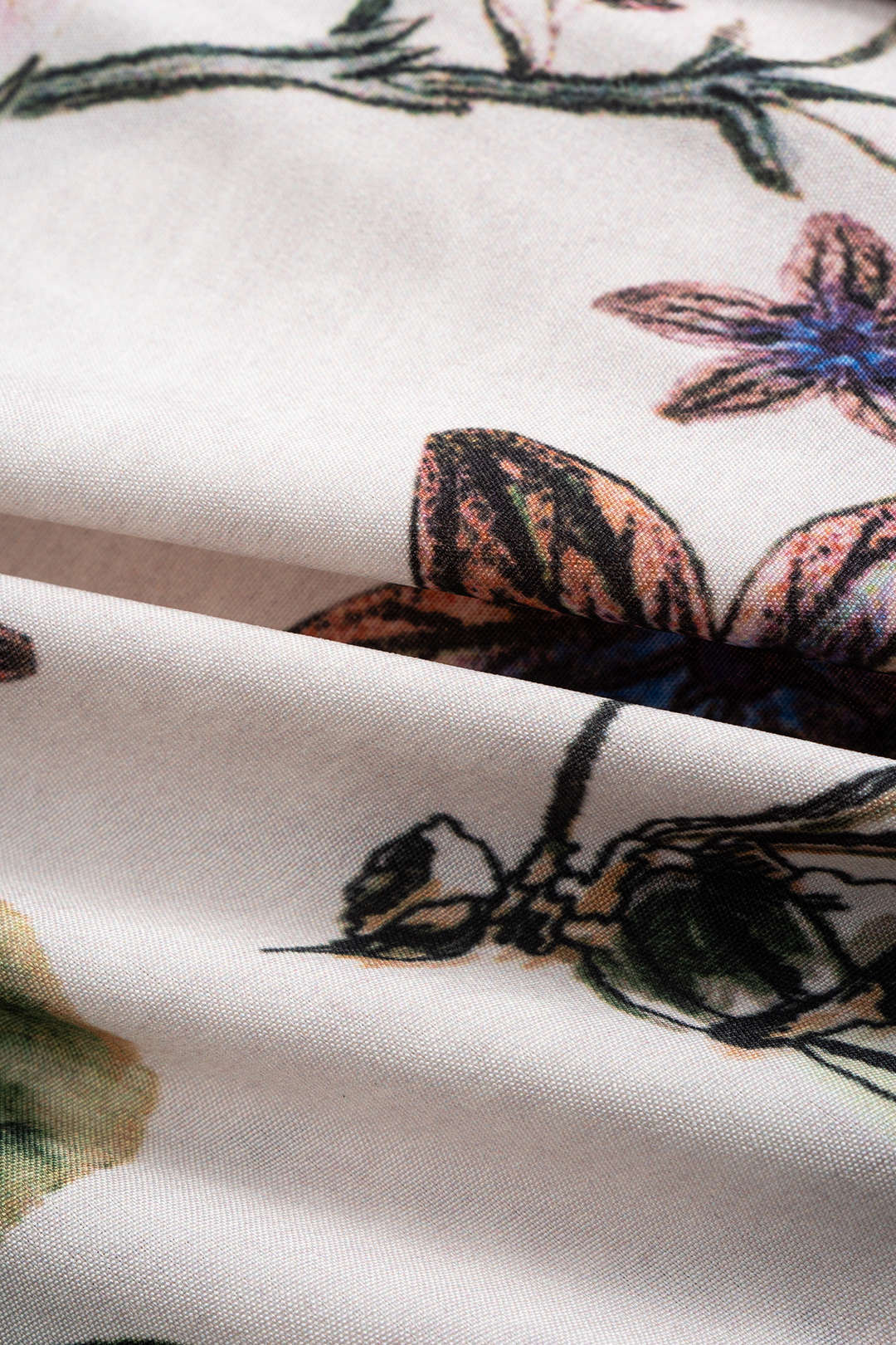 Floral Print V-Neck Tie-Up Long Sleeve Top - Image 6