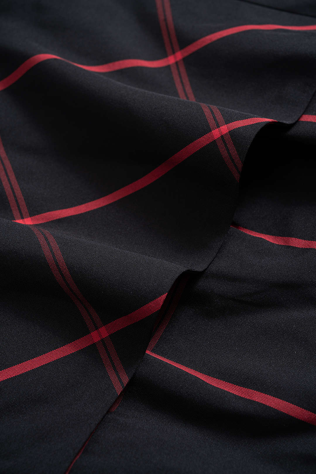 Plaid Print Zipper Mini Skirt - Image 3