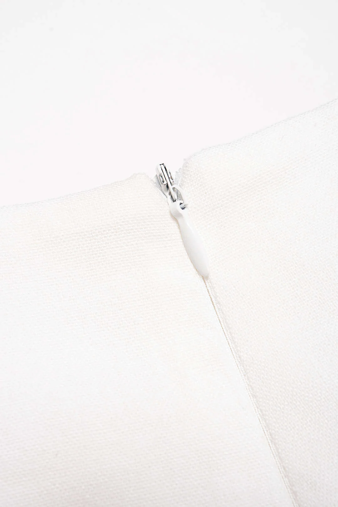 Contrast Binding Linen Ruched Twist Knot Wide Leg Pants - Image 6