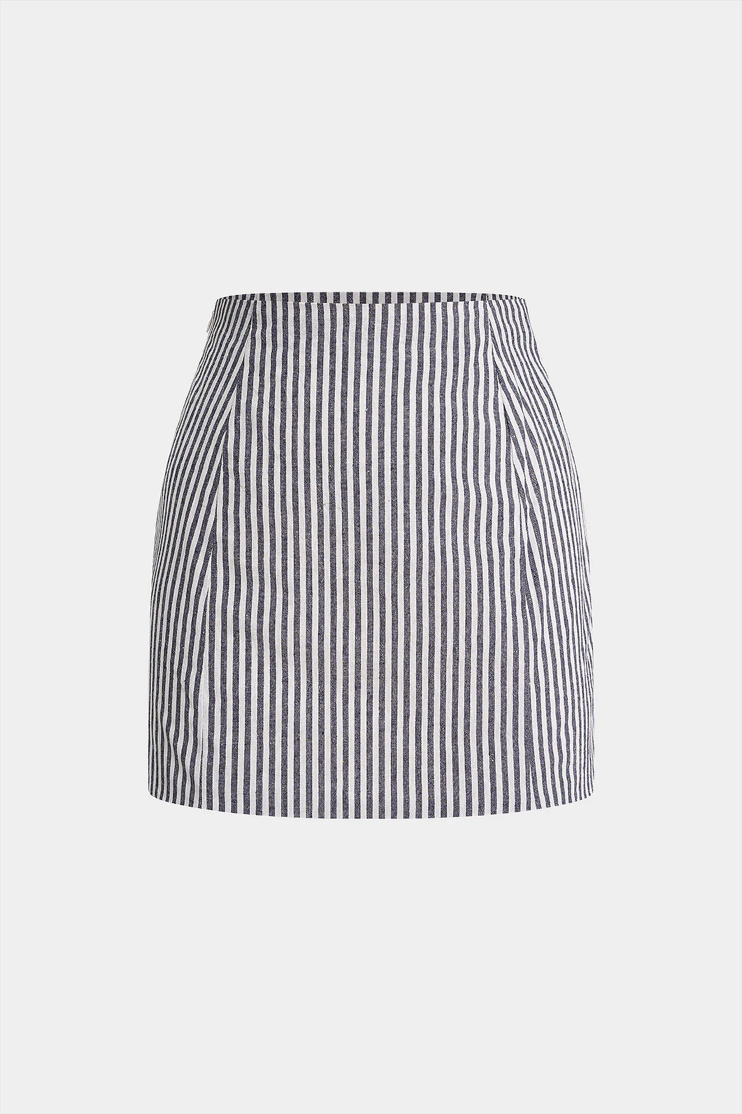 Striped Print High Waist Skirt