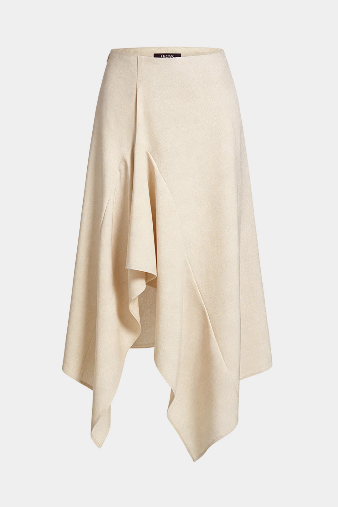 Asymmetrical Hem High Waist Skirt