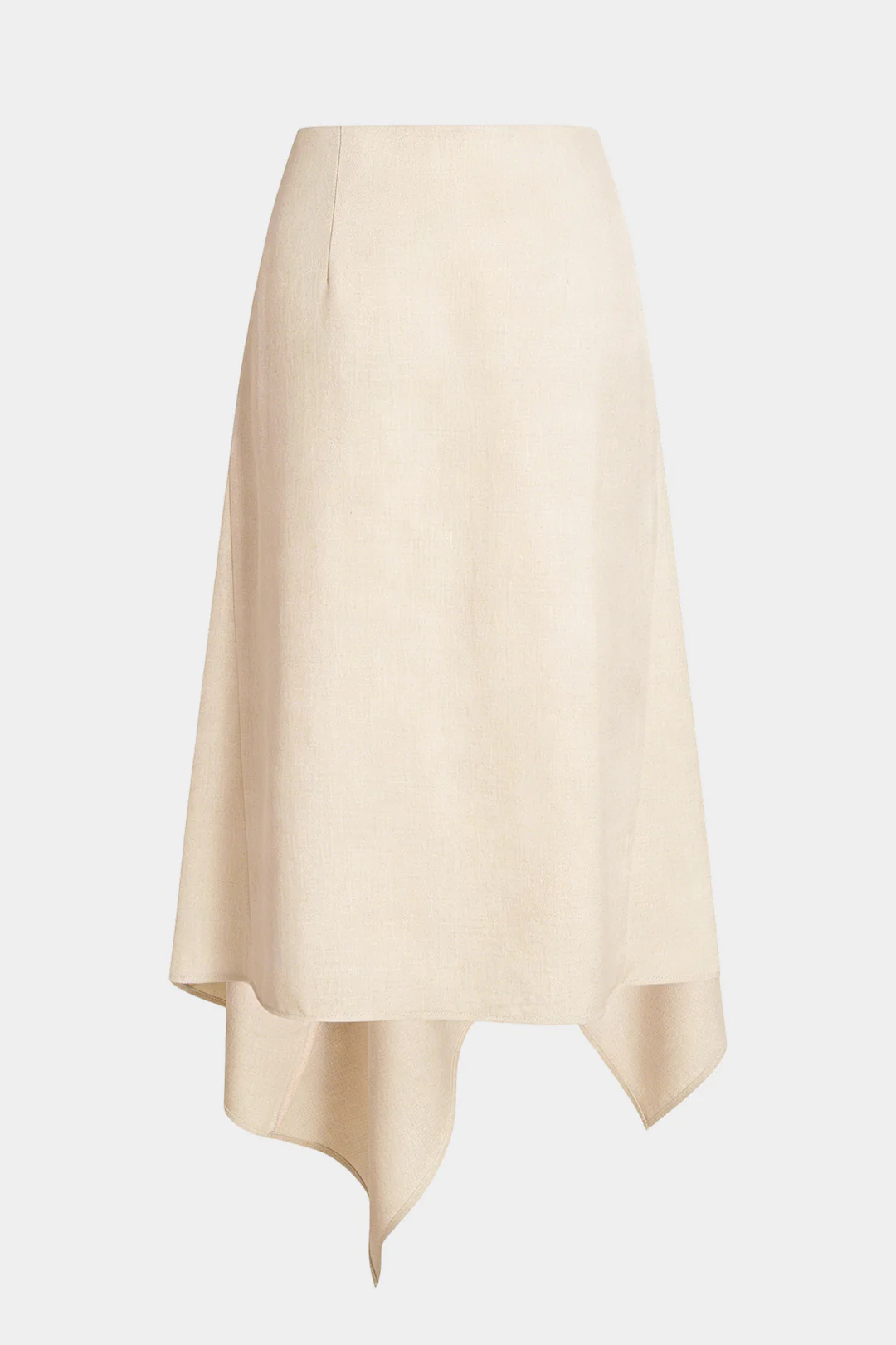 Asymmetrical Hem High Waist Skirt - Image 2