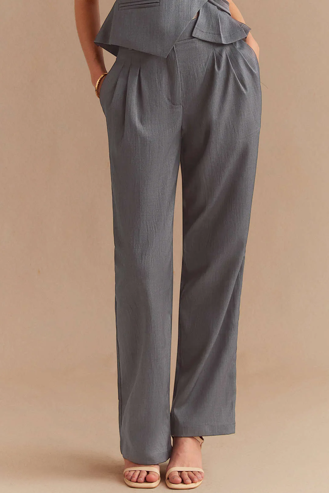 Pocket Straight Leg Pants - Image 3