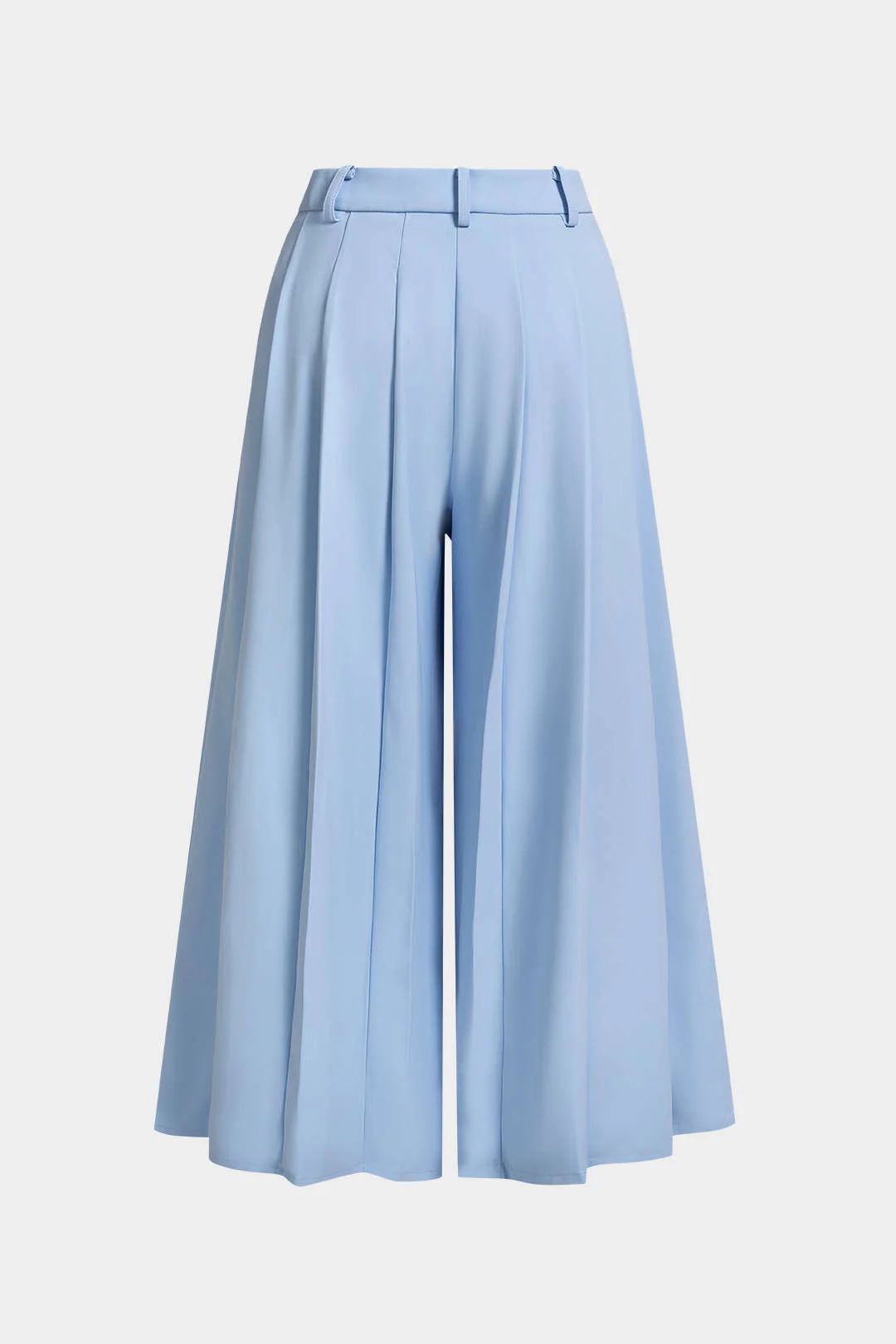 Plus Size Pleated Wide Leg Pants - Image 2