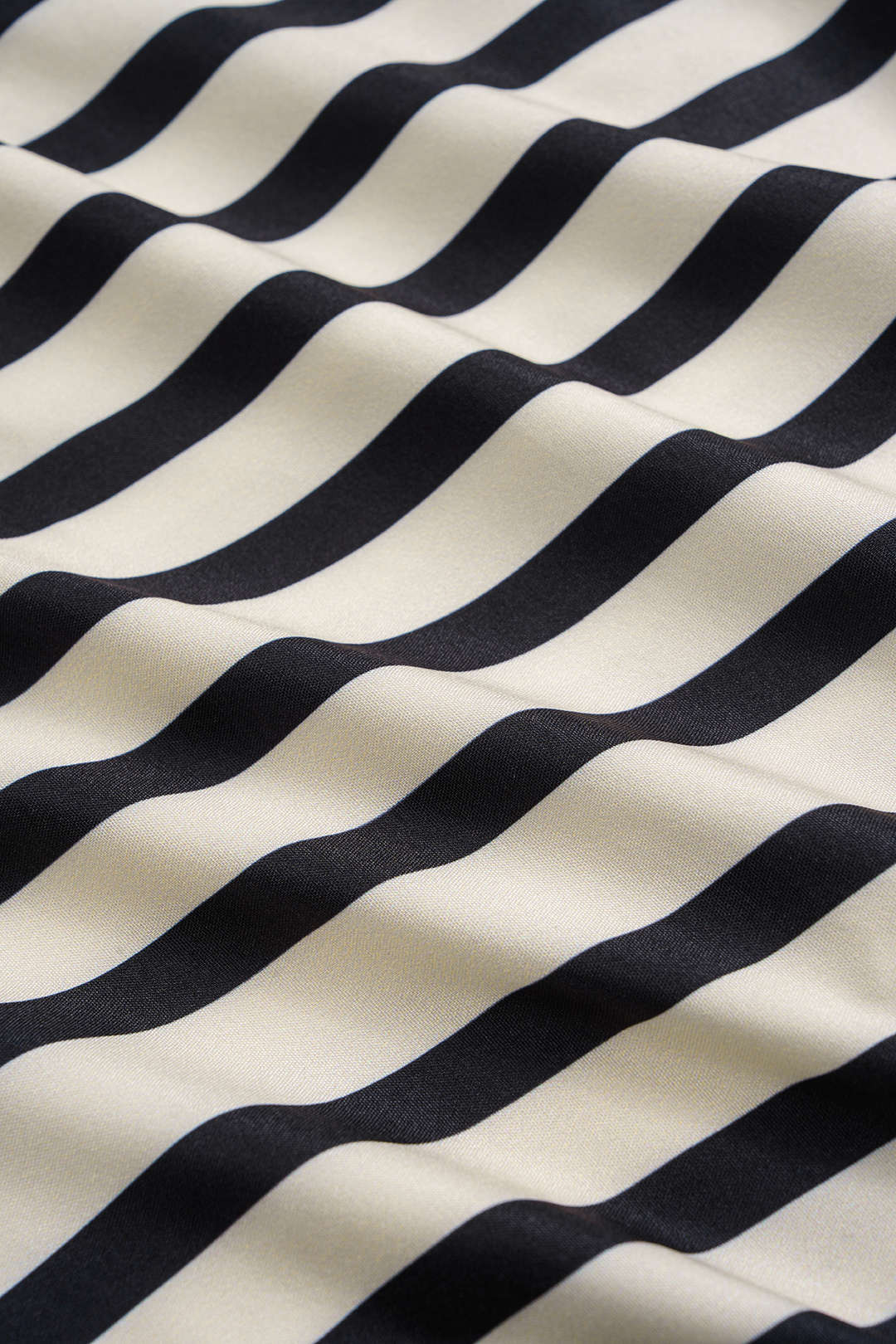 Stripe Print Satin Long-Sleeve Shirt - Image 7