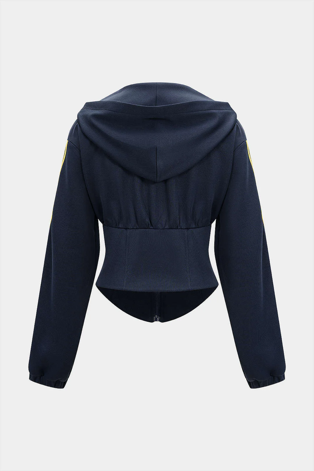 Contrast Zipper Hoodie - Image 3