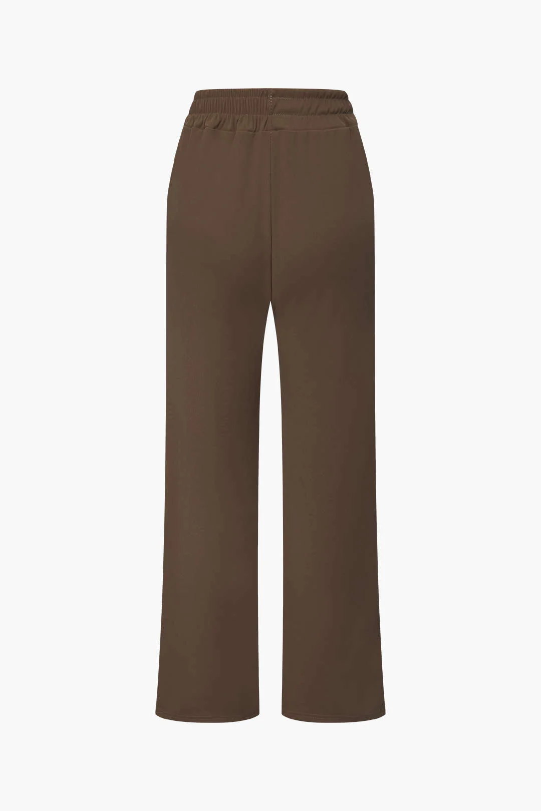Off Shoulder Ruched Asymmetric Top And Straight Leg Pants Set - Image 18