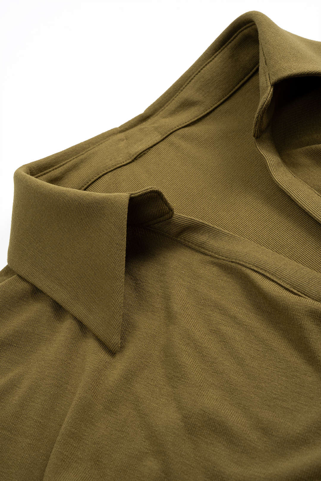 Draped Cowl Neck Long-Sleeve Top And Ruched Skirt Set - Image 3