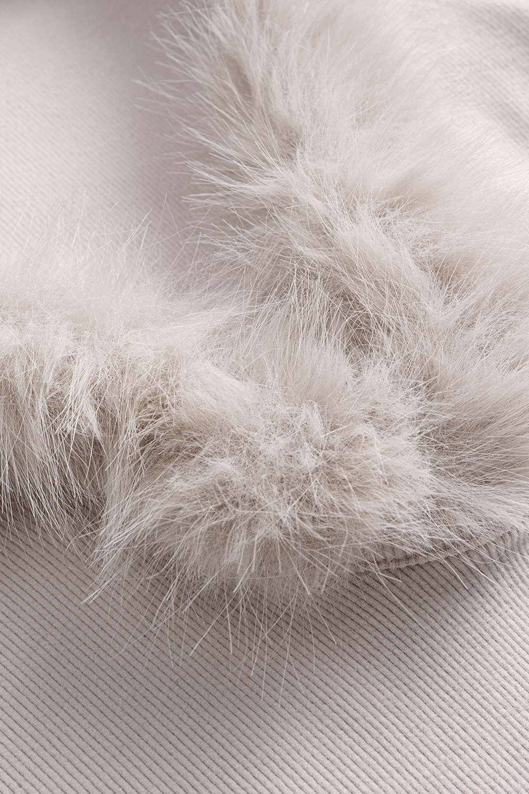 Faux Fur Patchwork Long-Sleeve Top - Image 3