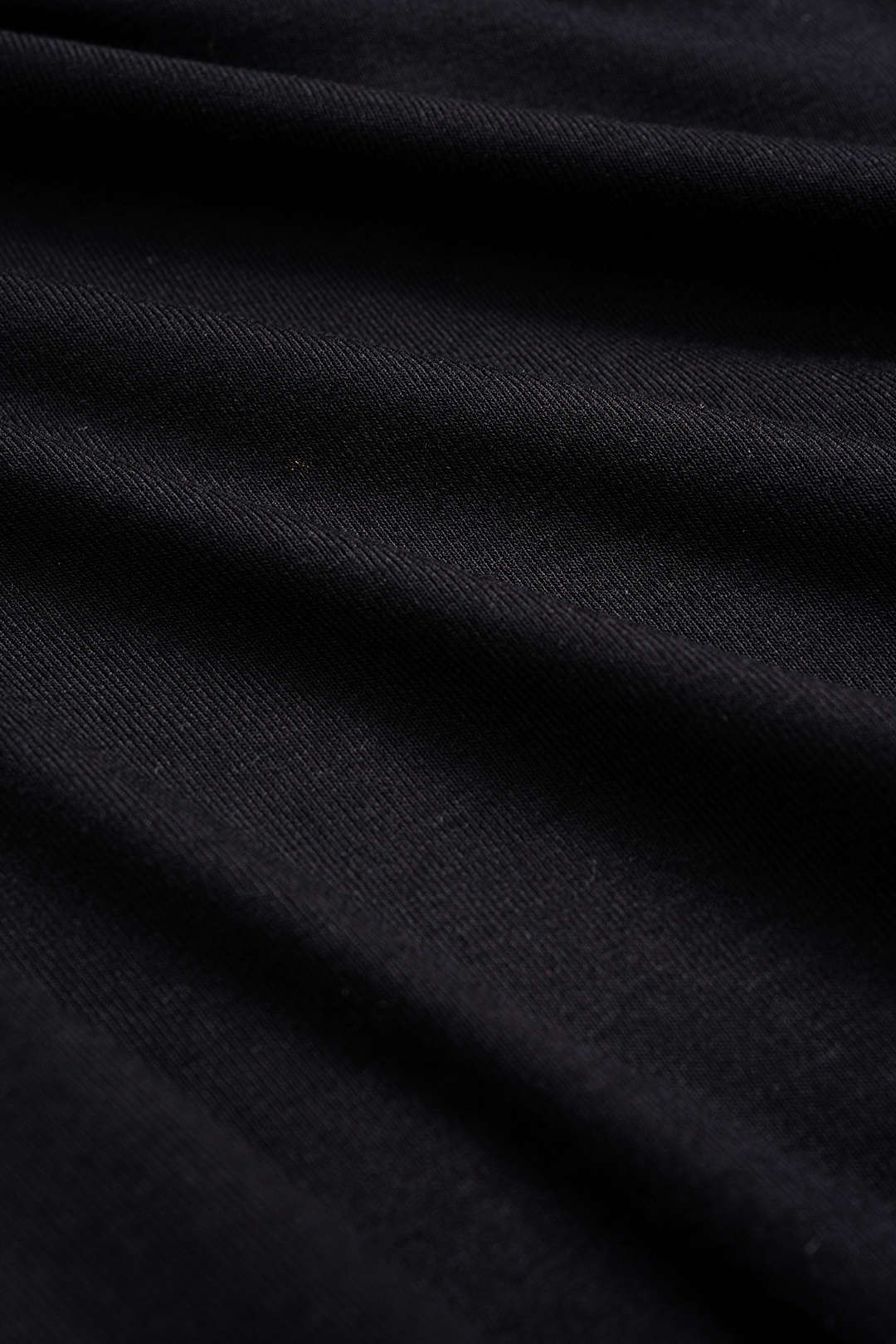 Faux Leather Patchwork Ruched Long-Sleeve Top - Image 3