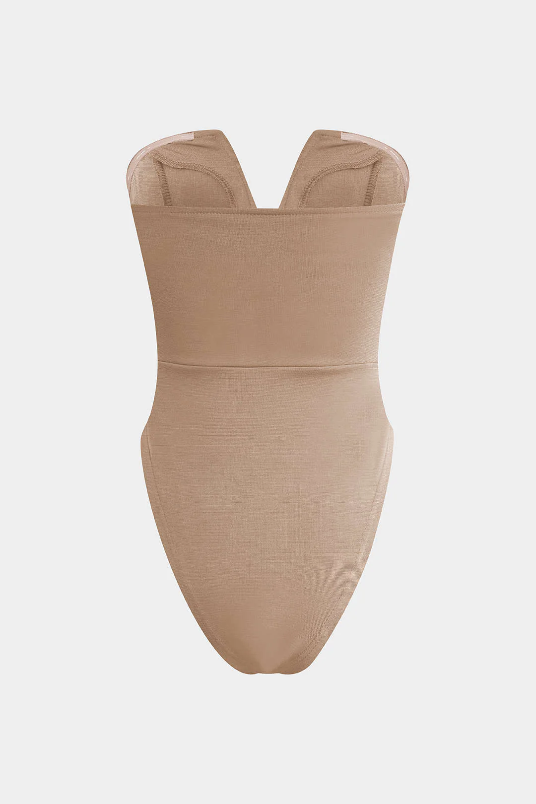 Basic V-neck Strapless Bodysuit - Image 13