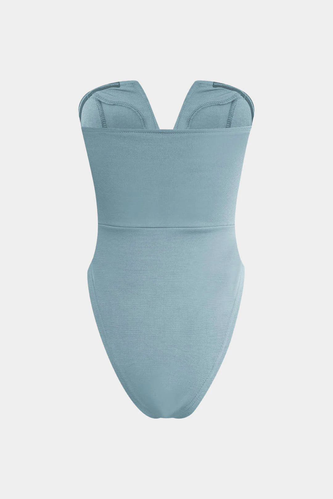 Basic V-neck Strapless Bodysuit - Image 16