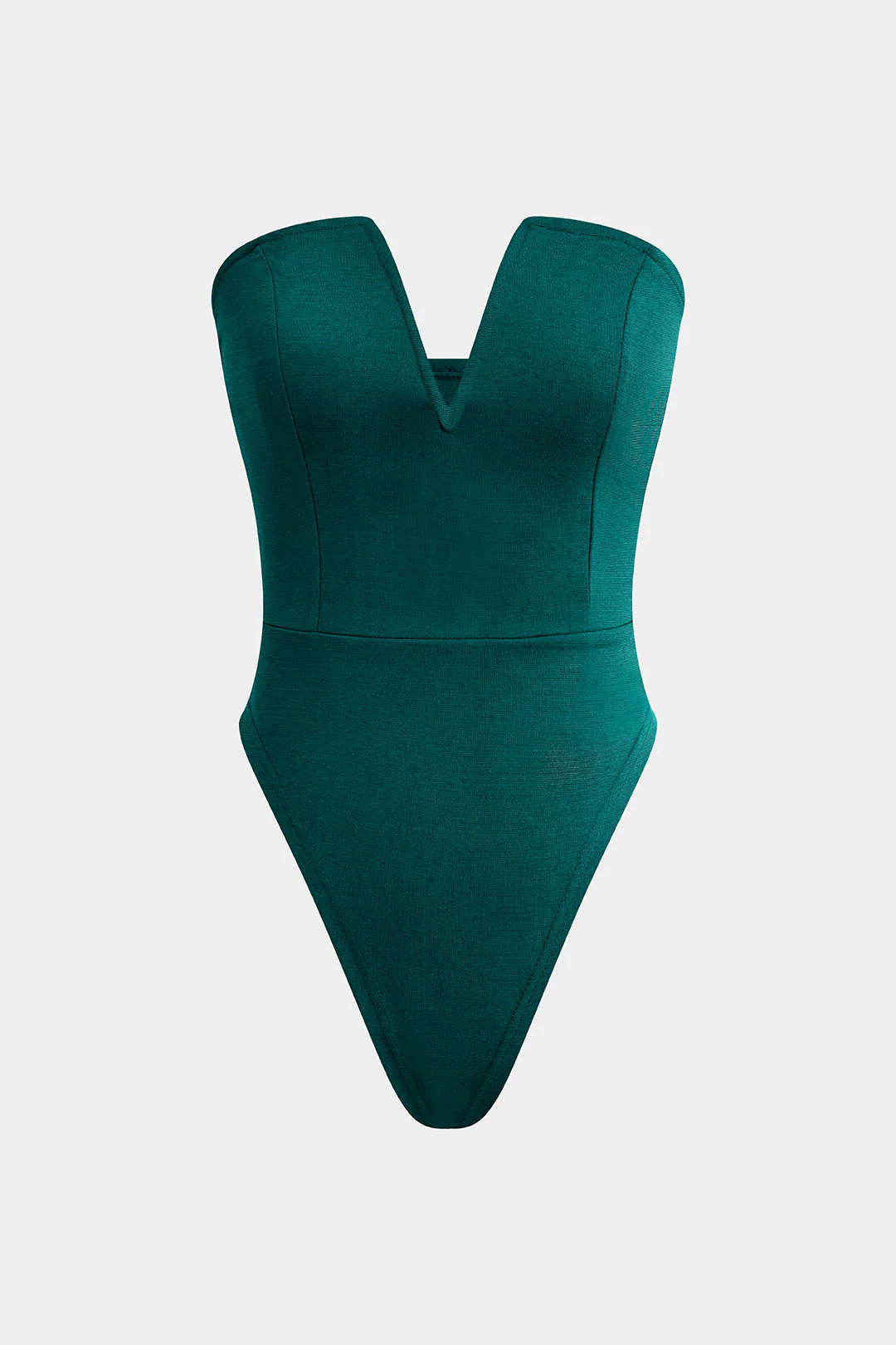 Basic V-neck Strapless Bodysuit - Image 21