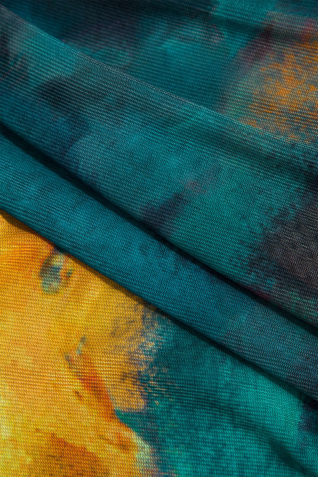 Tie Dye Print Long Sleeve Bodysuit - Image 3