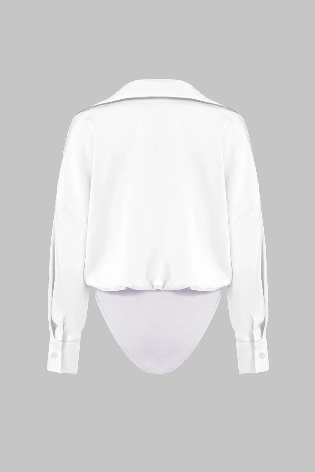 Patchwork Satin Bodysuit - Image 13