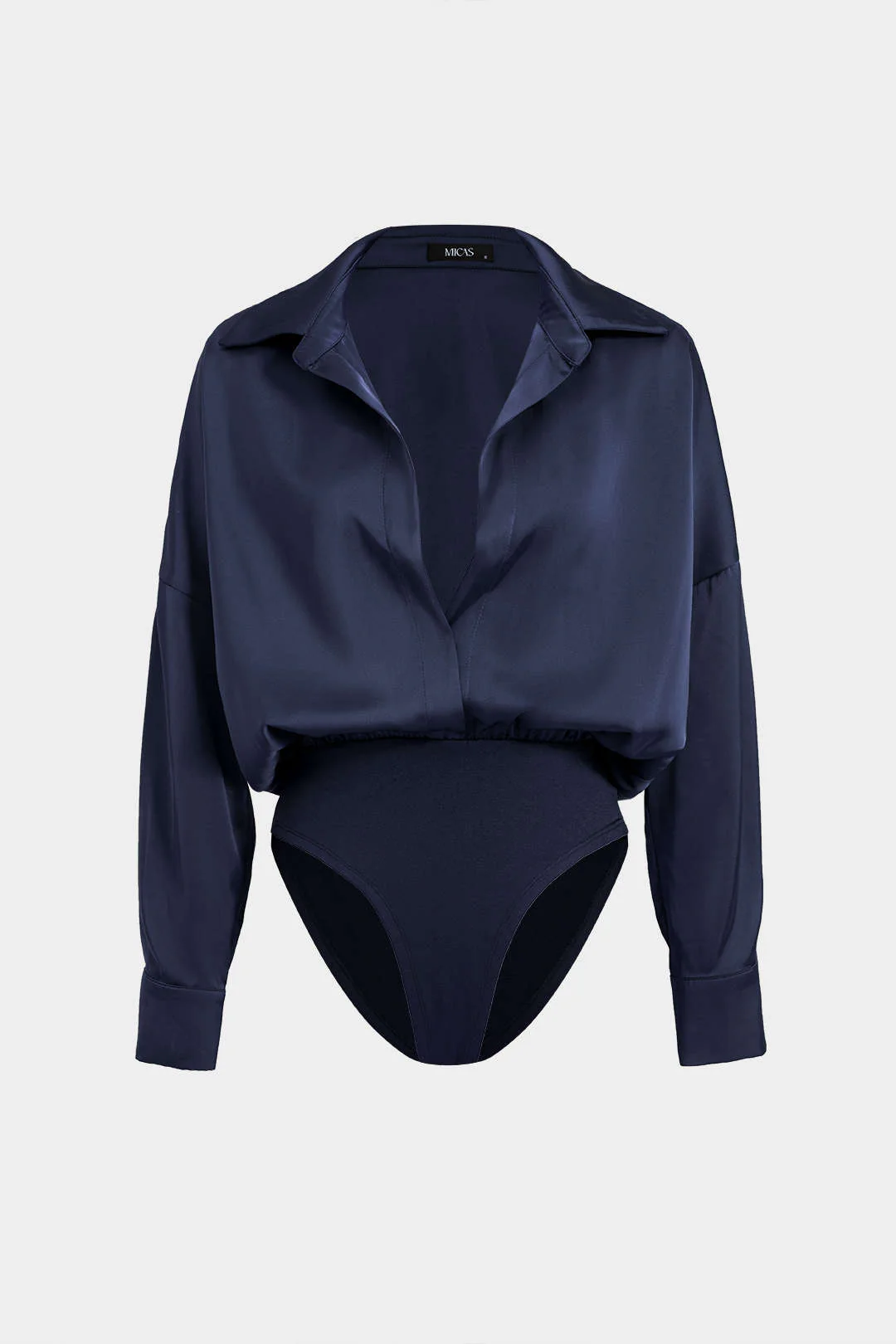 Patchwork Satin Bodysuit - Image 18