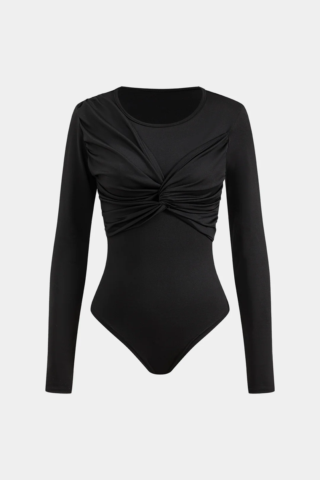 Twist Knot Long Sleeve Bodysuit - Image 2
