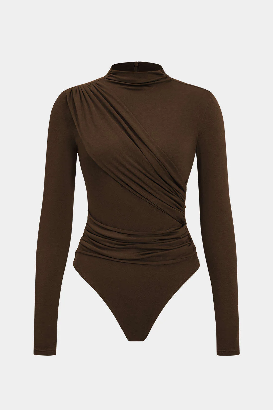 Ruched Long Sleeve Bodysuit - Image 6