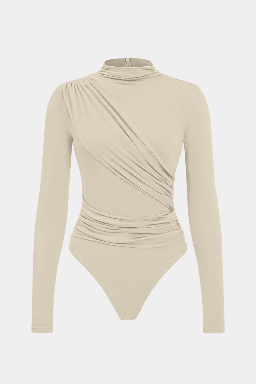 Ruched Long Sleeve Bodysuit - Image 9