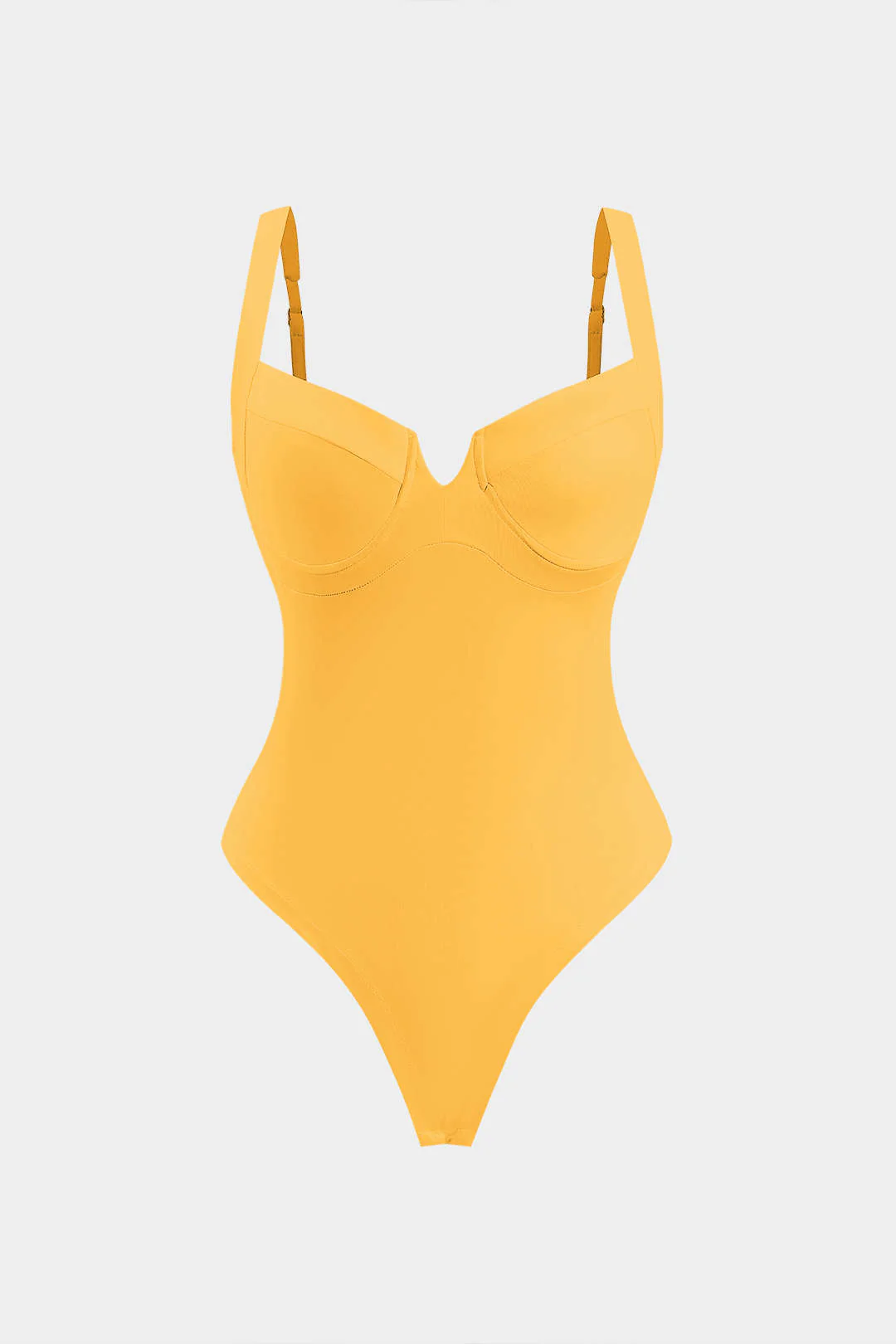 Solid Bustier Sleeveless Bodysuit - Image 10