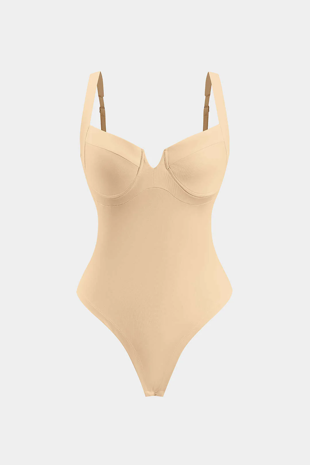 Solid Bustier Sleeveless Bodysuit - Image 13