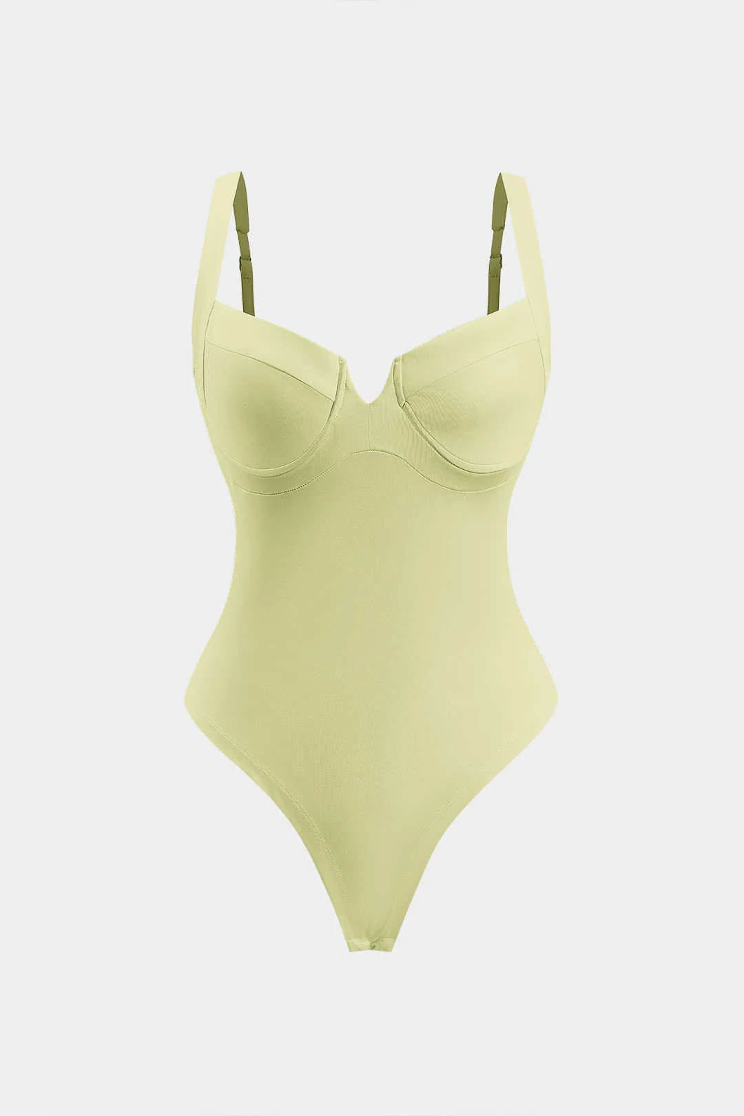Solid Bustier Sleeveless Bodysuit - Image 14