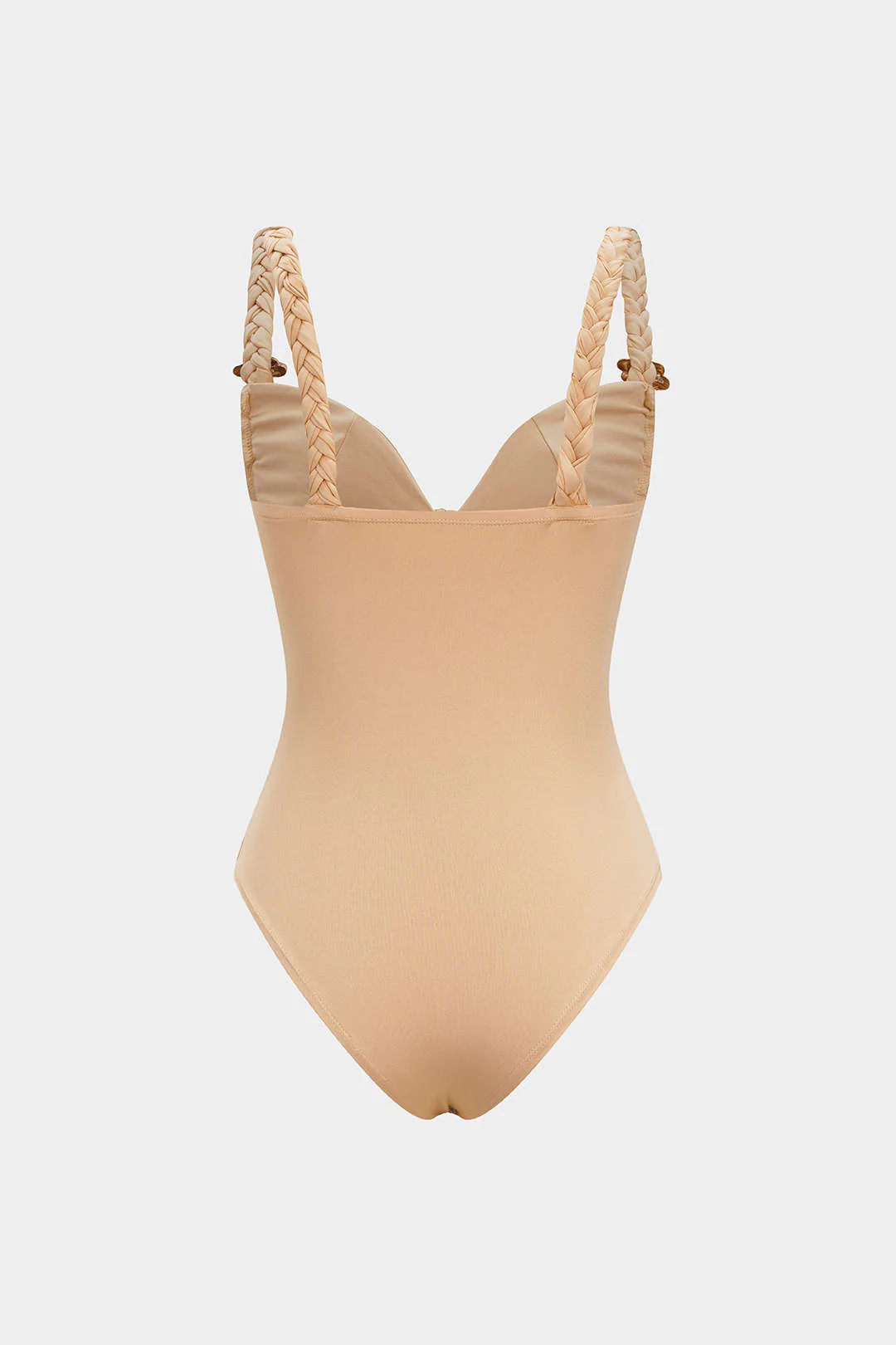 Solid Braided Slip Sleeveless Bodysuit - Image 2