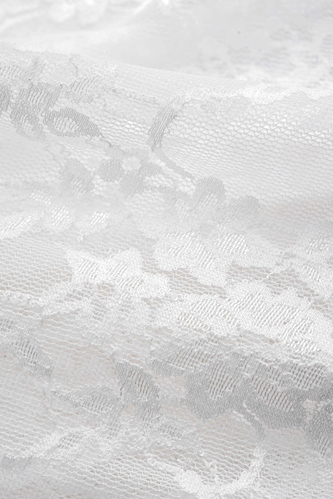 Lace Patchwork Round Neck Long Sleeve Bodysuit - Image 4