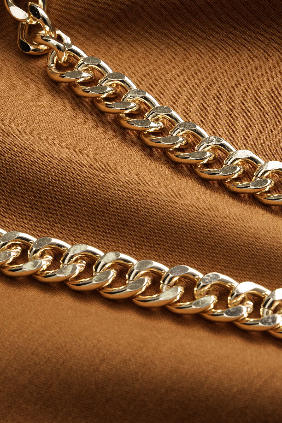 Metallic Chain Hooded Long Sleeve Bodysuit - Image 3