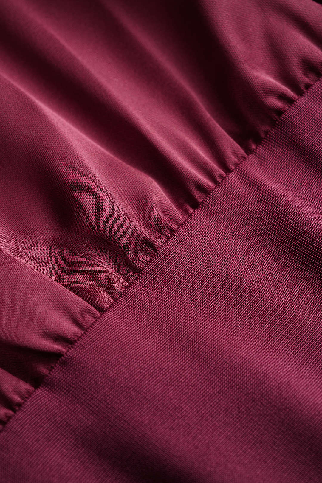 Satin Ruched Long Sleeve Bodysuit - Image 4