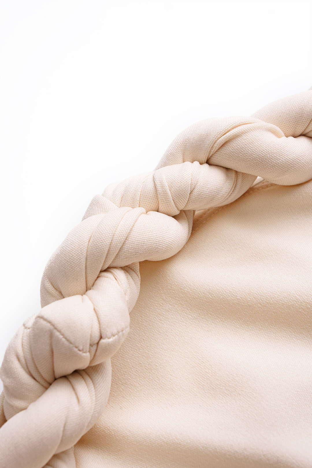 Solid Twist Knot Ruched Sleeveless Bodysuit - Image 3