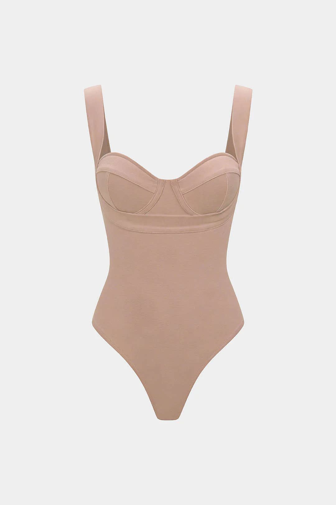 Solid Slip Sleeveless Bodysuit - Image 5