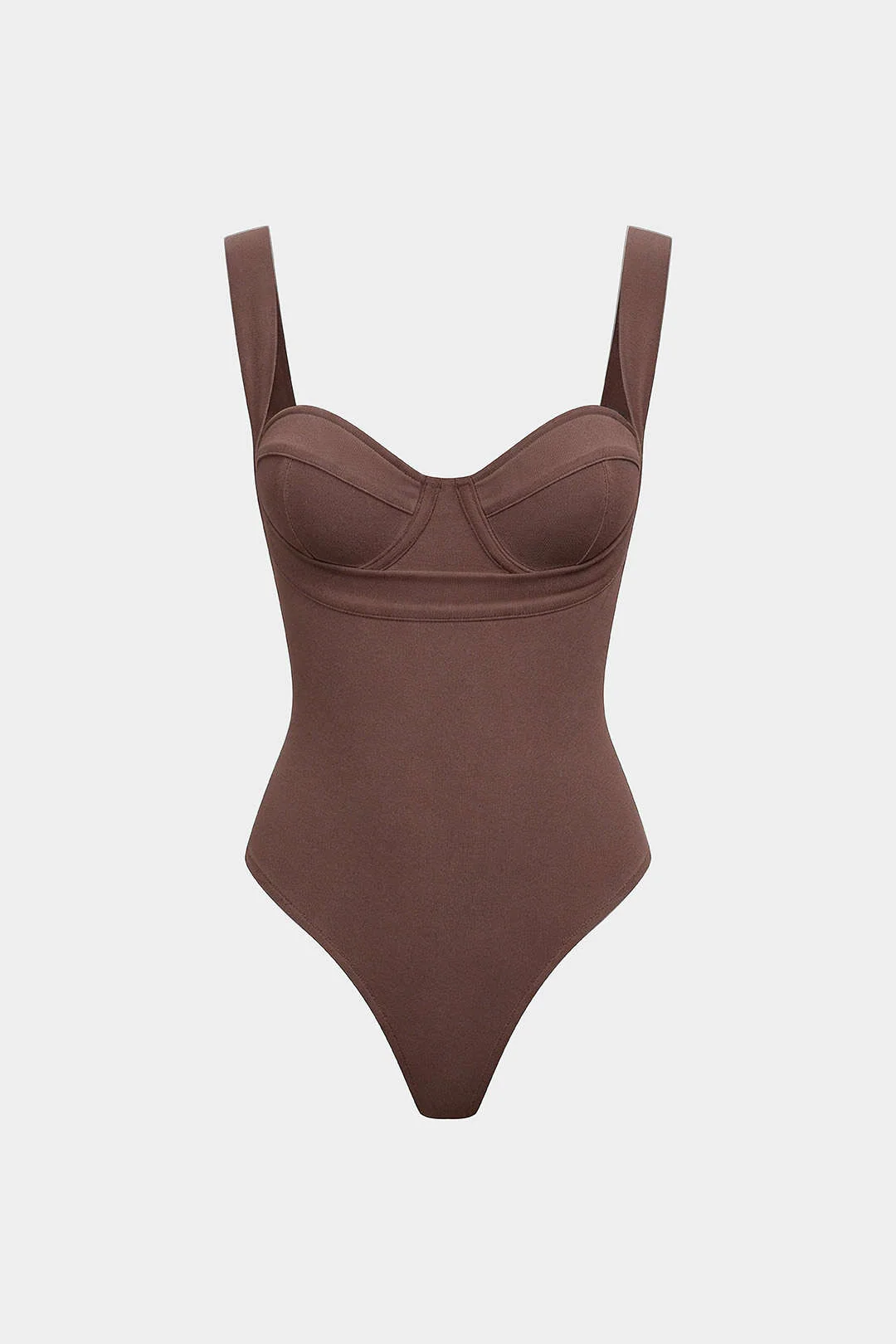 Solid Slip Sleeveless Bodysuit - Image 7